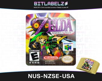 The Legend of Zelda: Majora's Mask » Replacement Label » NUS-NZSE-USA