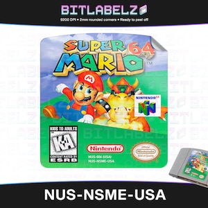 Super Mario 64 » Replacement Label » NUS-NSME-USA