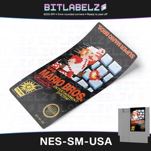 Super Mario Bros. » Replacement Label » NES-SM-USA