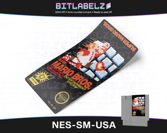 Super Mario » Replacement Label » NES-SM-USA