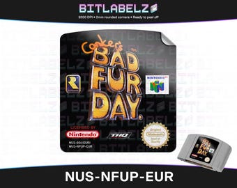 Conker's Bad Fur Day » Replacement Label » NUS-NFUP-EUR