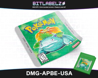 Pokemon Green Trading Card Game Style » Custom Replacement Label » DMG-APBE-USA