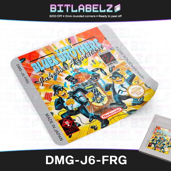 The Blues Brothers: Jukebox Adventure » Replacement Label » DMG-J6-FRG