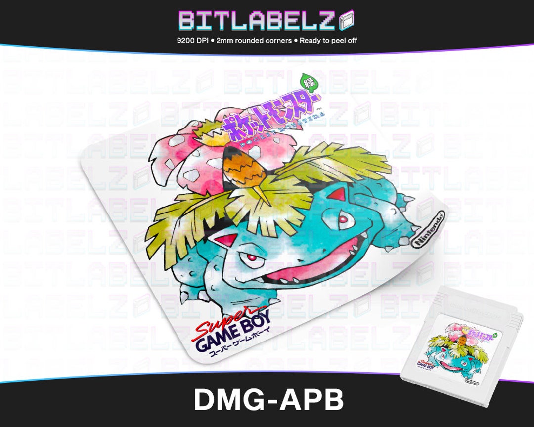 Pokemon Green » Custom Replacement Label » DMG-APB - Etsy