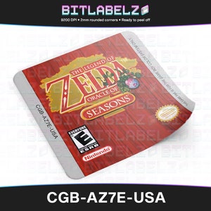 The Legend of Zelda: Oracle of Seasons » Replacement Label » CGB-AZ7E-USA