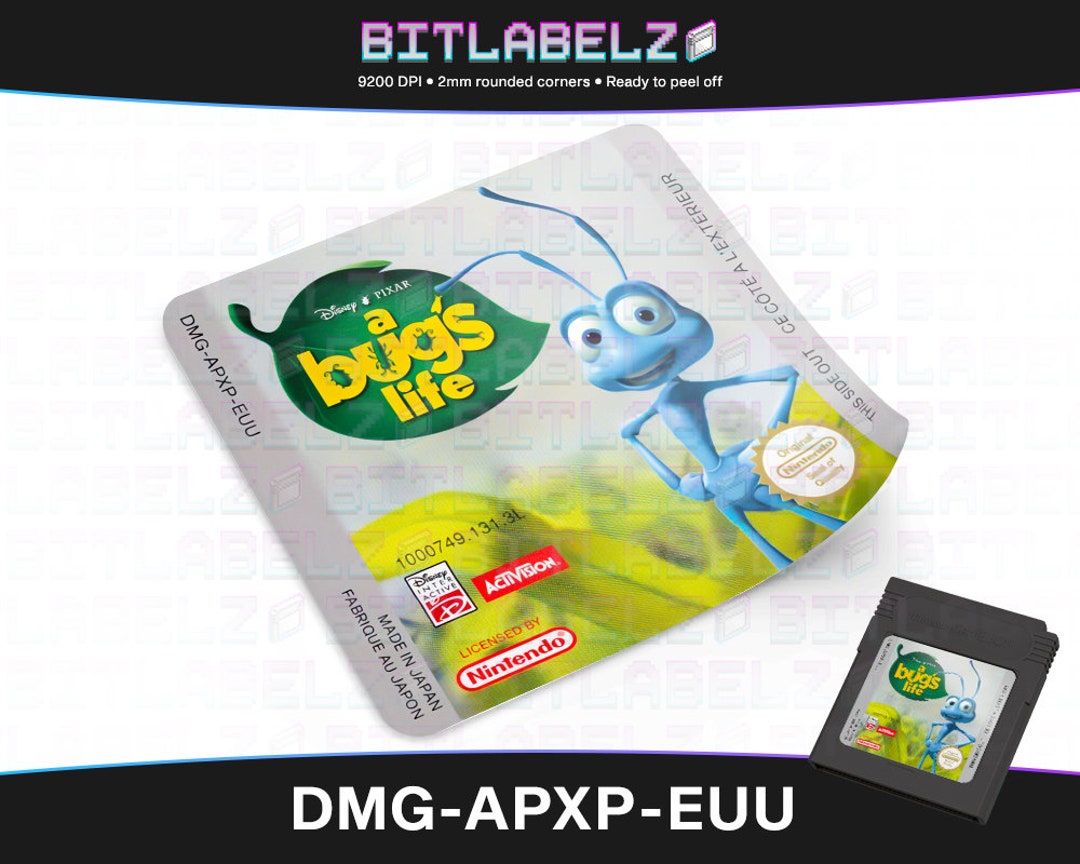 A Bug's Life » Replacement Label » DMG-APXP-EUU - Etsy