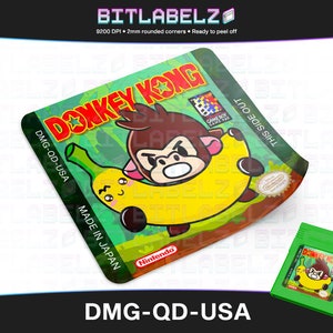 Donkey Kong » Custom Replacement Label » DMG-QD-USA