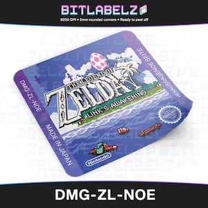 Legend of Zelda The - Link&#39;s Awakening » Custom Replacement Label » DMG-ZL-NOE