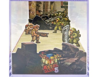Metal Slug 6 | Diorama Cube | 3D Acrylic Cube