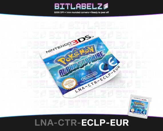 pokemon alpha sapphire game card Nintendo Pokemon Alpha Sapphire 3DS