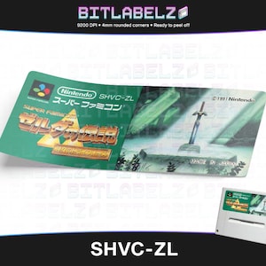 Zelda no Densetsu : Kamigami no Triforce » Replacement Label » SHVC-ZL