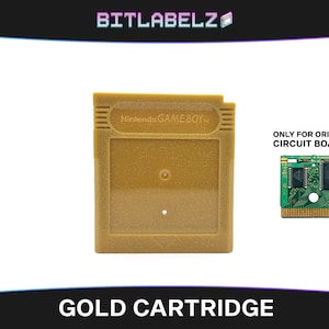 Gold Game Boy Replacement Cartridge Shell » Austausch-Gehäuse