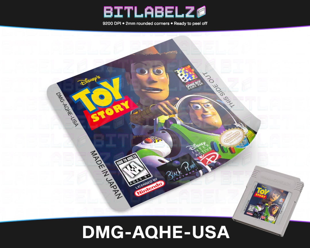 Toy Story » Replacement Label » DMG-AQHE-USA - Etsy
