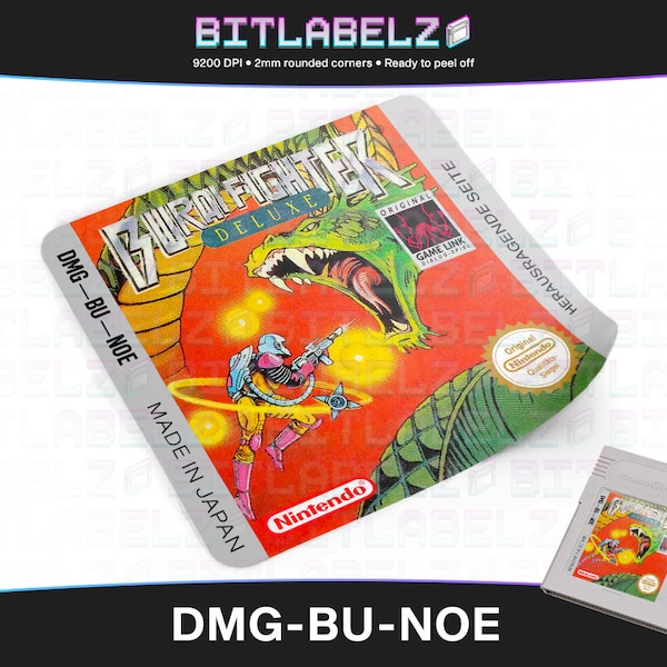 Burai Fighter Deluxe » Replacement Label » DMG-BU-NOE