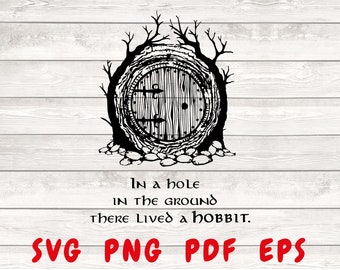 Seigneur des anneaux Svg, portes du Hobbit, Frodon, Hobbit Svg, Terre du Milieu Hobbit Svg, Shire svg, LOTR Svg, Hobbit, Svg Seigneur des anneaux