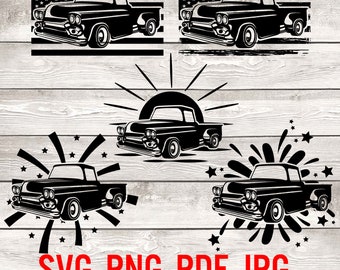 Voiture classique Svg, Svg voiture vintage, voiture Silhouette Svg, Svg voiture Clipart, Svg vieille voiture, voiture vintage Clipart Svg, Svg vintage, Muscle Car