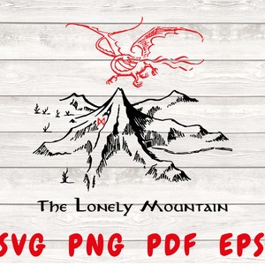 Lord Of The Rings Svg,Dwarves,Middle Earth Svg, LOTR SvgThe Lonely Mountain, Hobbit Svg, LOTR, Gandalf Svg, ,Svg Lord Of The Rings,Smaug Svg