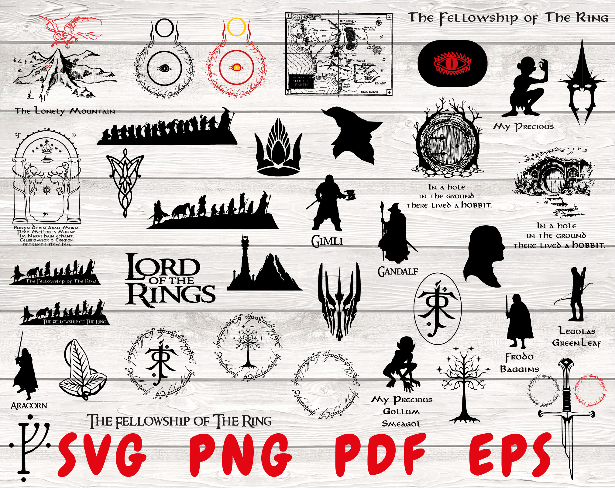 Lord of the Rings Svg Sauron Svg Lotr Svg Sticker (Download Now) 