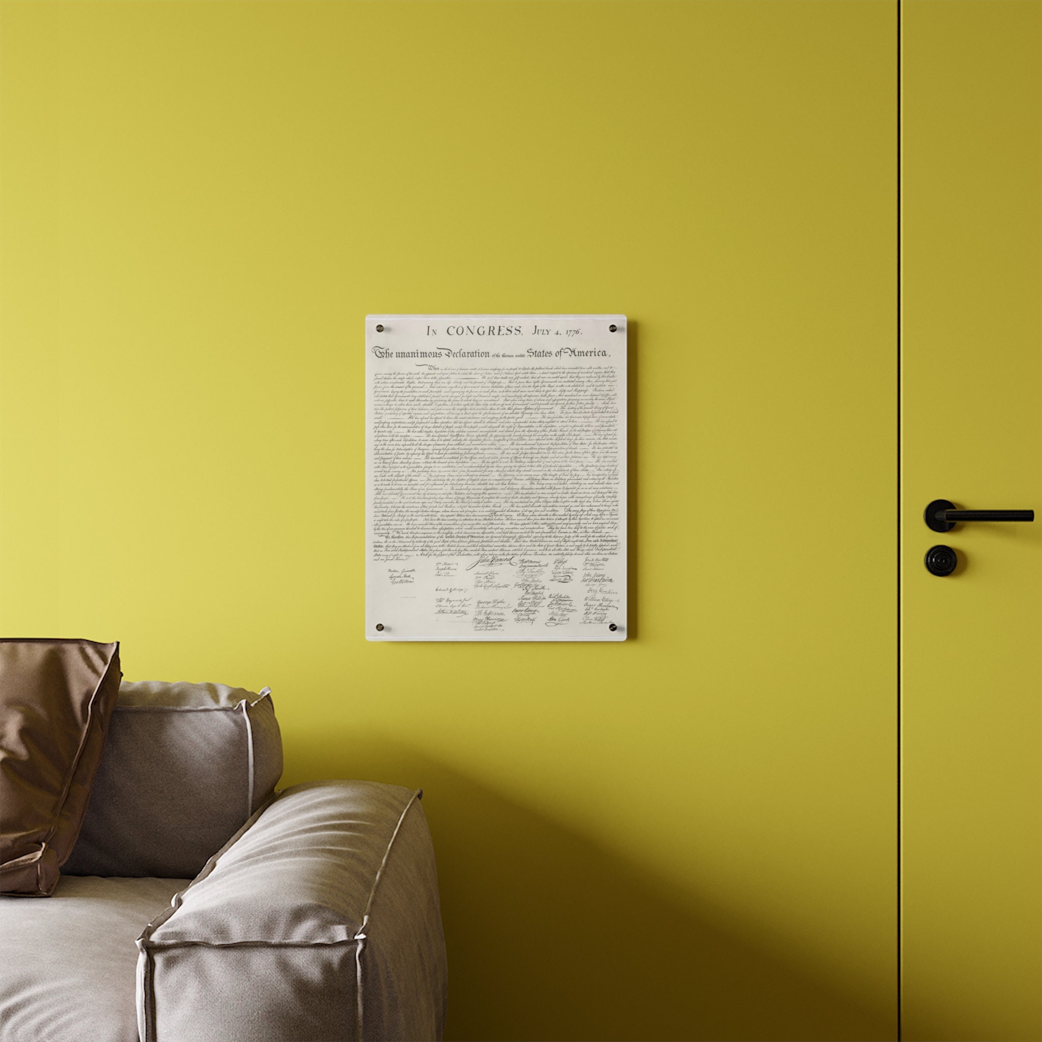 Declaration of Independence Acrylic Wall Panel - Etsy