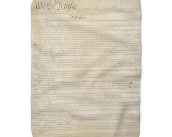 US Constitution Luxury Blanket