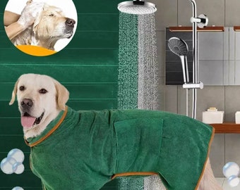 Super Fast Absorbing Pet Bathrobe Microfiber absorbent pet towel