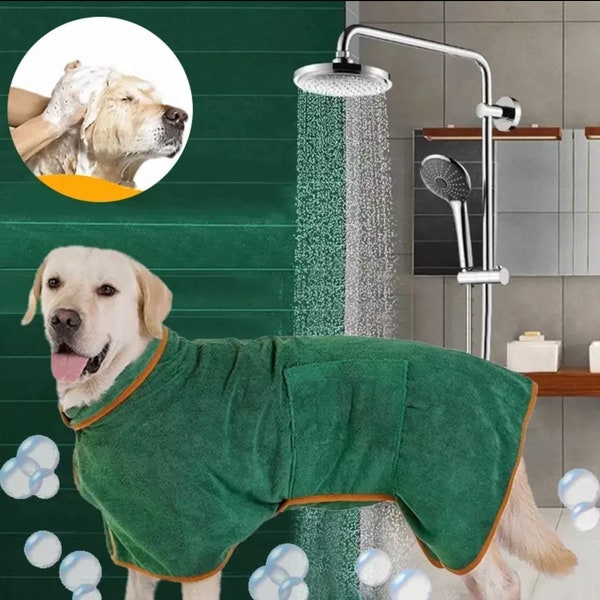 Super Fast Absorbing Pet Bathrobe Microfiber absorbent pet towel