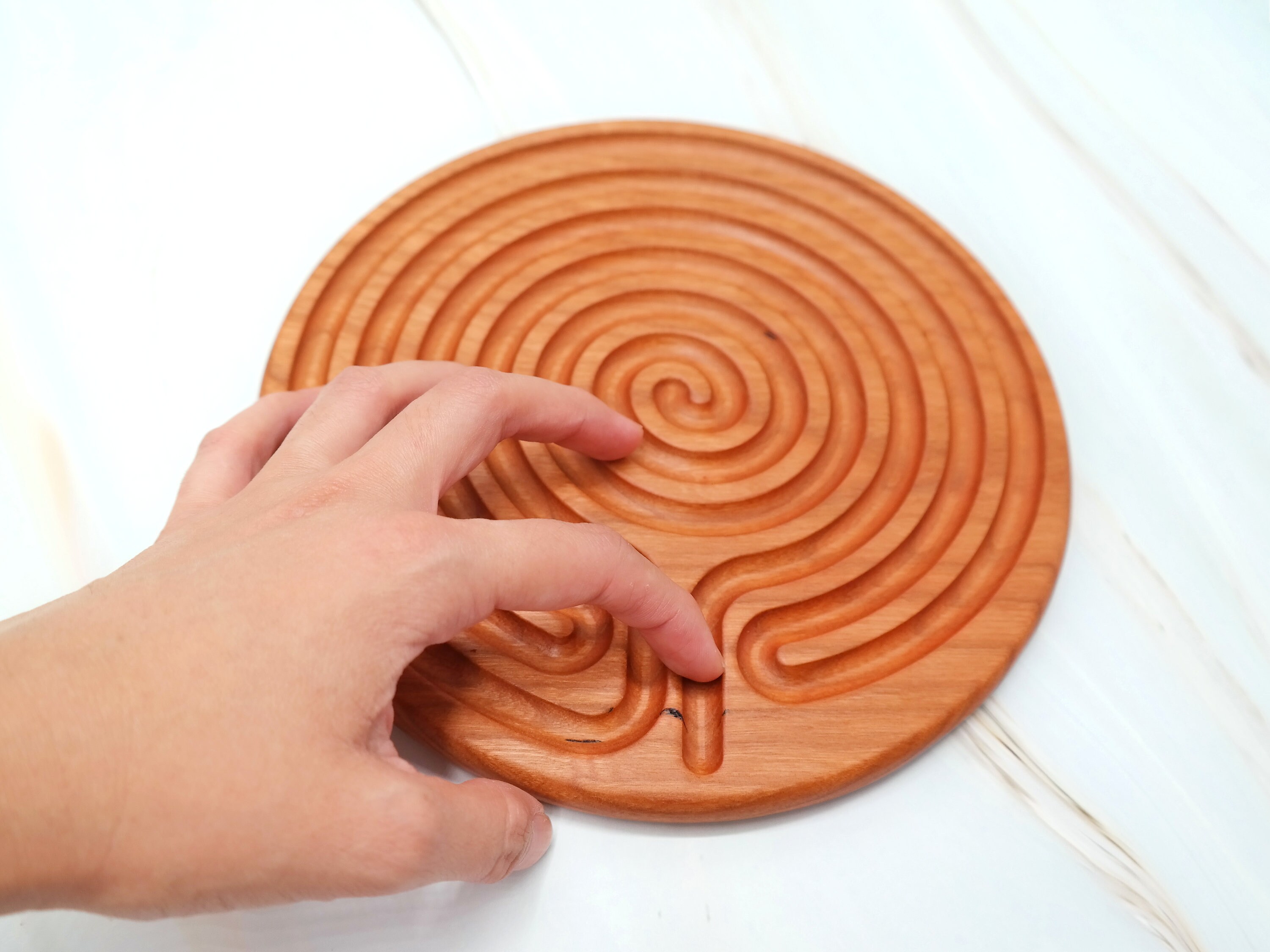 Wooden Finger Labyrinth for the Calm Corner, Tool for Emotional ...