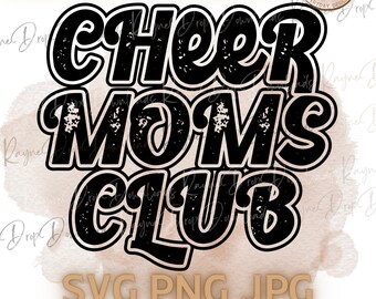 Cheer Moms Club SVG PNG JPG Digitaler Download