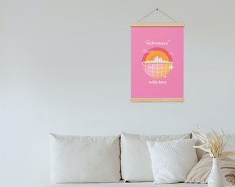 Milwaukee Globe Poster with Hangers!