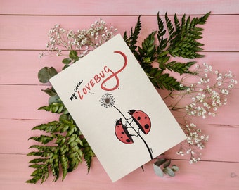 Love Bug Valentine's Day Card