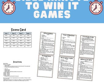 1分で勝つ聖書ゲーム：青少年グループと教会の活動（デジタルダウンロード）