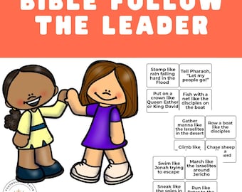 子ども向け聖書アクションカードゲーム：日曜学校のアクティビティ（PDFダウンロード）