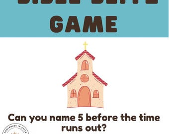 Bible Blitz Game: Christian Trivia for Family Game Night