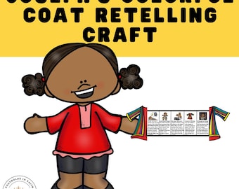 ジョセフのカラフルなコートを使った子供向け聖書工作 | 日曜学校の印刷物 | キリスト教のホームスクール活動