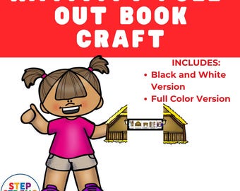 キリスト降誕のプルアパート馬小屋工作 | 子供向けクリスマスストーリー聖書工作 | キリスト教のキリスト降誕アクティビティ | 日曜学校のクリスマス用印刷物