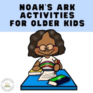 Noah&#39;s Ark Bible Activity: Logic Puzzle & Discussion Game (Printable PDF)