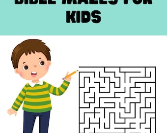 Bible Mazes for Kids: Christian Activity Book (PDF)