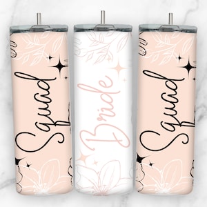 Bachelorette Party Favors Tumbler Wrap Bundle for 20 oz Skinny Tumbler PNG Sublimation Design Digital Download Tapered and Straight