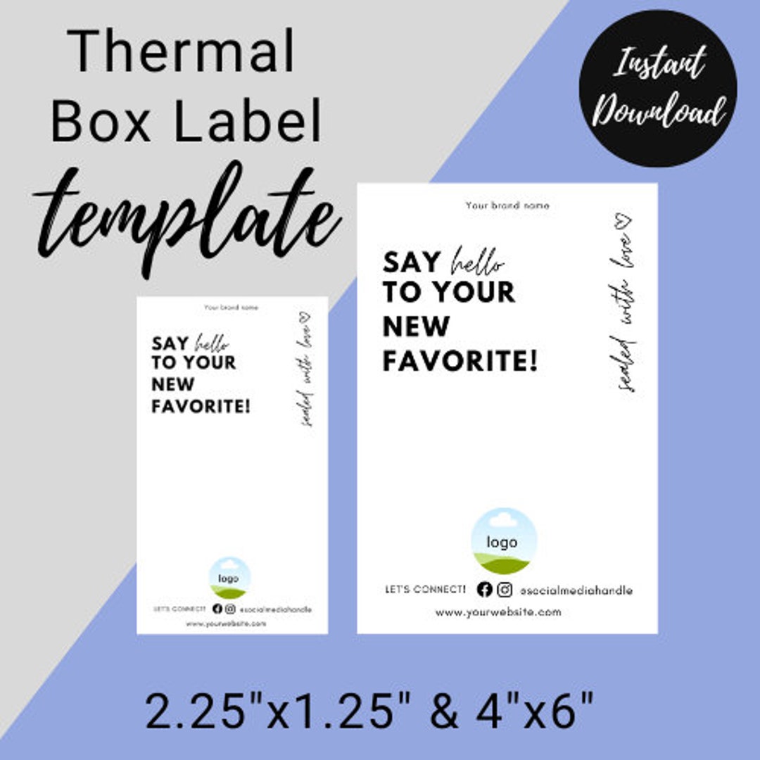 Editable Packaging Labels | Small Business | Mail Packaging Labels ...
