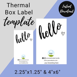 Editable Packaging Labels | Small Business | Mail Packaging Labels | Box Label | Order Packaging Stickers | Custom Branded | Canva Template