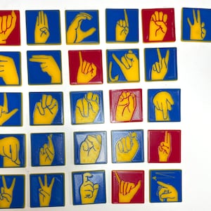 ASL Alphabet Tiles