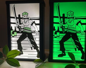 Anime Pirates Book Nook Lamp