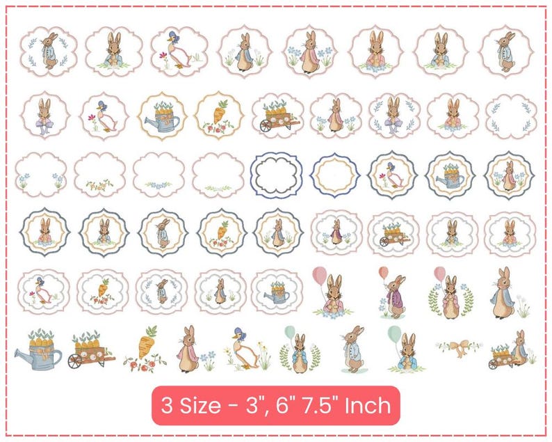 woodland bunny embroidery, animal embroidery designs, nursery decor, kids embroidery, machine embroidery, floral embroidery, bunny embroidery patterns, garden theme embroidery, embroidery bundle, embroidery frames, baby embroidery designs, embroidery pattern pack, animal theme embroidery