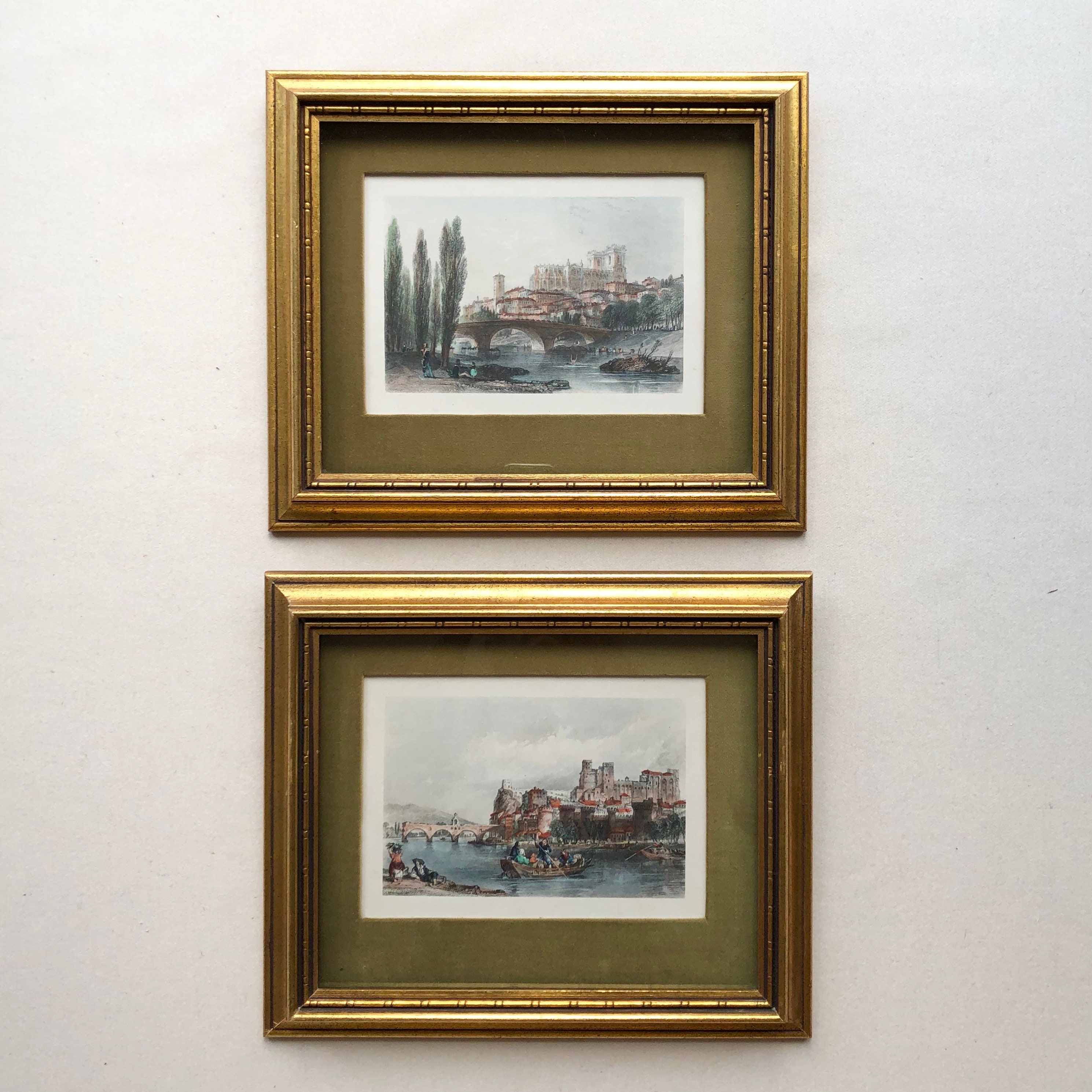Set of Two Colour Lithographs From Catalda Fine Arts New Etsy Canada
