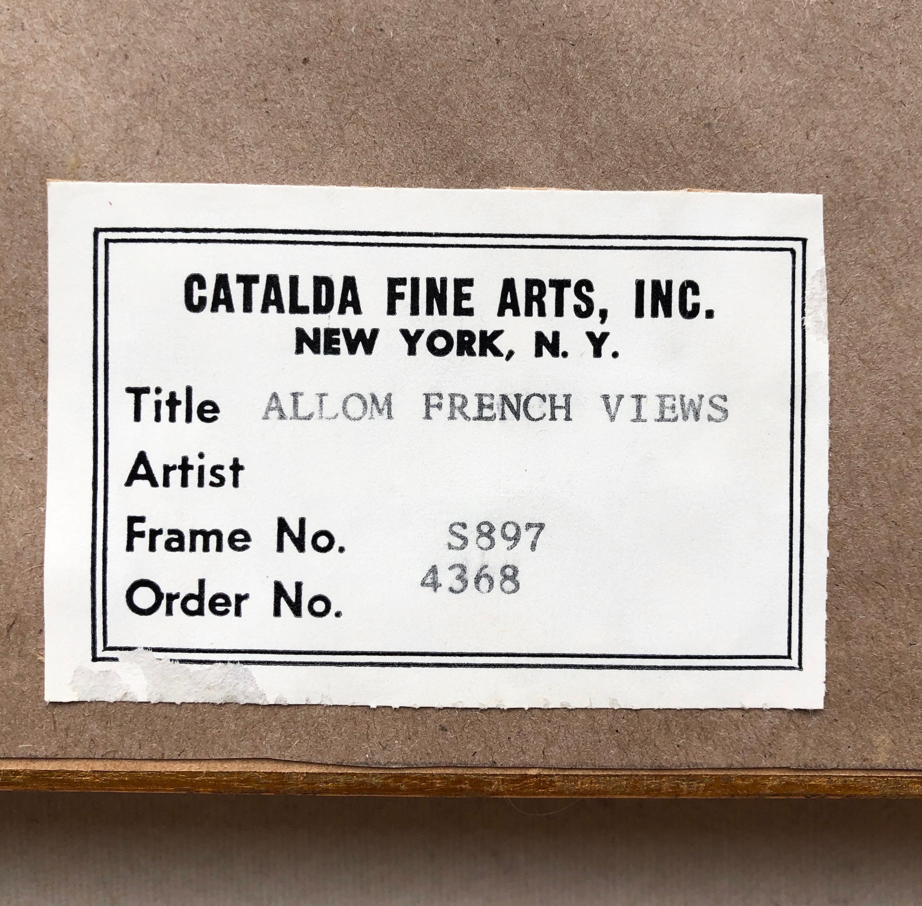 Set of Two Colour Lithographs From Catalda Fine Arts New Etsy Canada