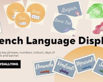 French Language of the Month - Classroom display pack