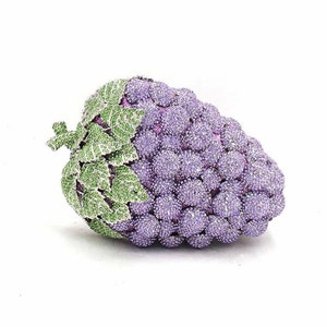 Grapes Crystal Clutch Purse image 2