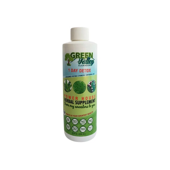 Green Valley 1 Day Detox Cleanse - Vegan Herbal Supplement - Etsy