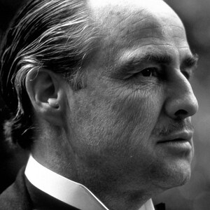 The Godfather Painting • Vito Corleone Staring • Canvas print | Wall decoration living room, bedroom, office | The Godfather Canvas