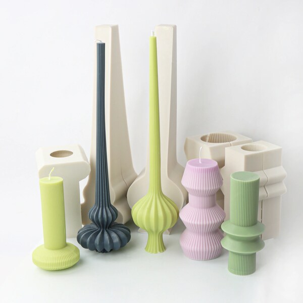 Large vase shaped silicone mold / moulds